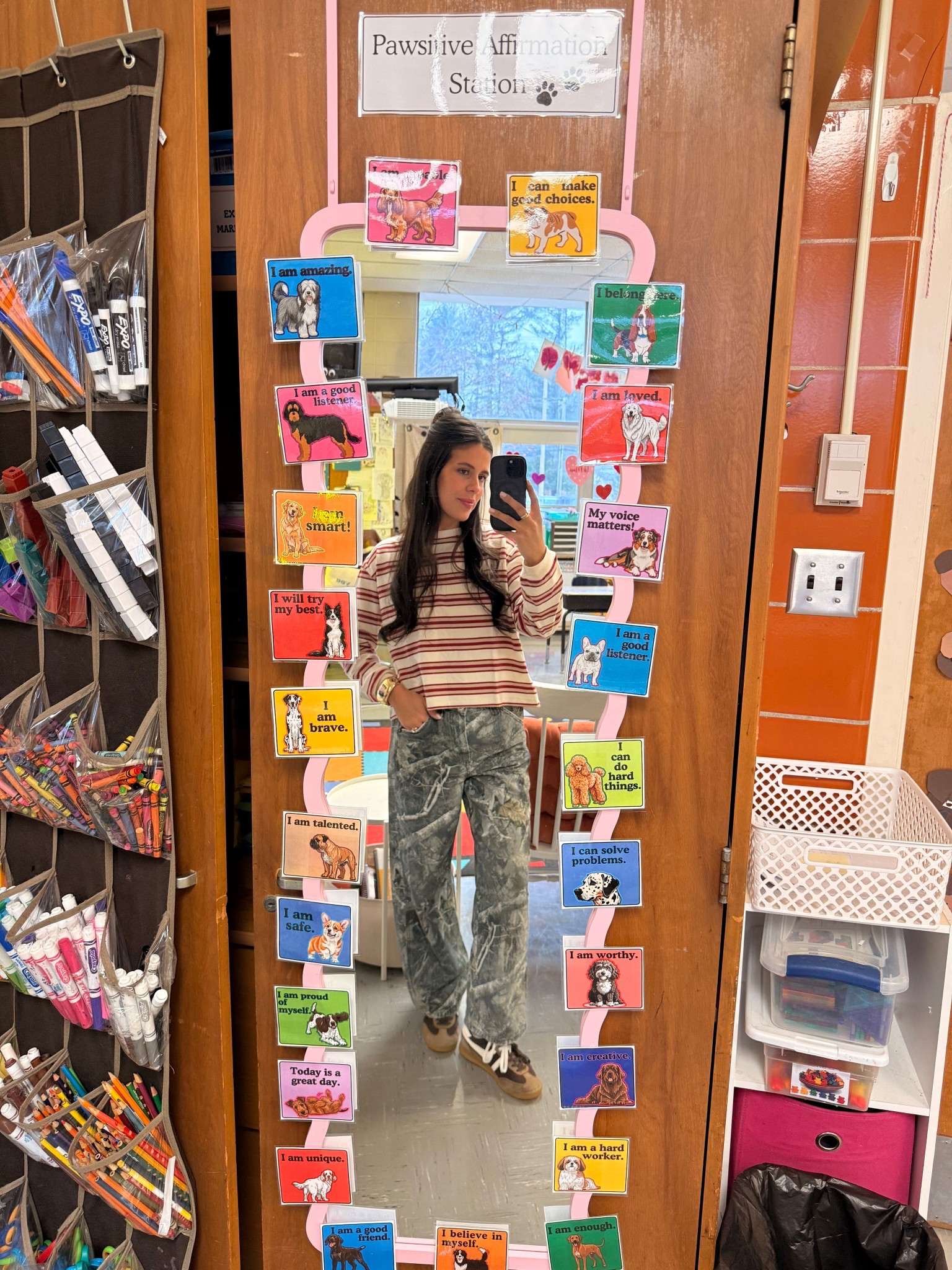 Casual teacher outfit - top is on sale now! Use my code MYCLASSROOMCLOSET For $$ off! 

#LTKootd #LTKWorkwear #LTKSaleAlert