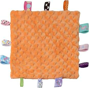 CREVENT Tag Security Blankets for Babies, Soft Small Loveys for Girls Boys, Baby Comforter Sensor... | Amazon (US)