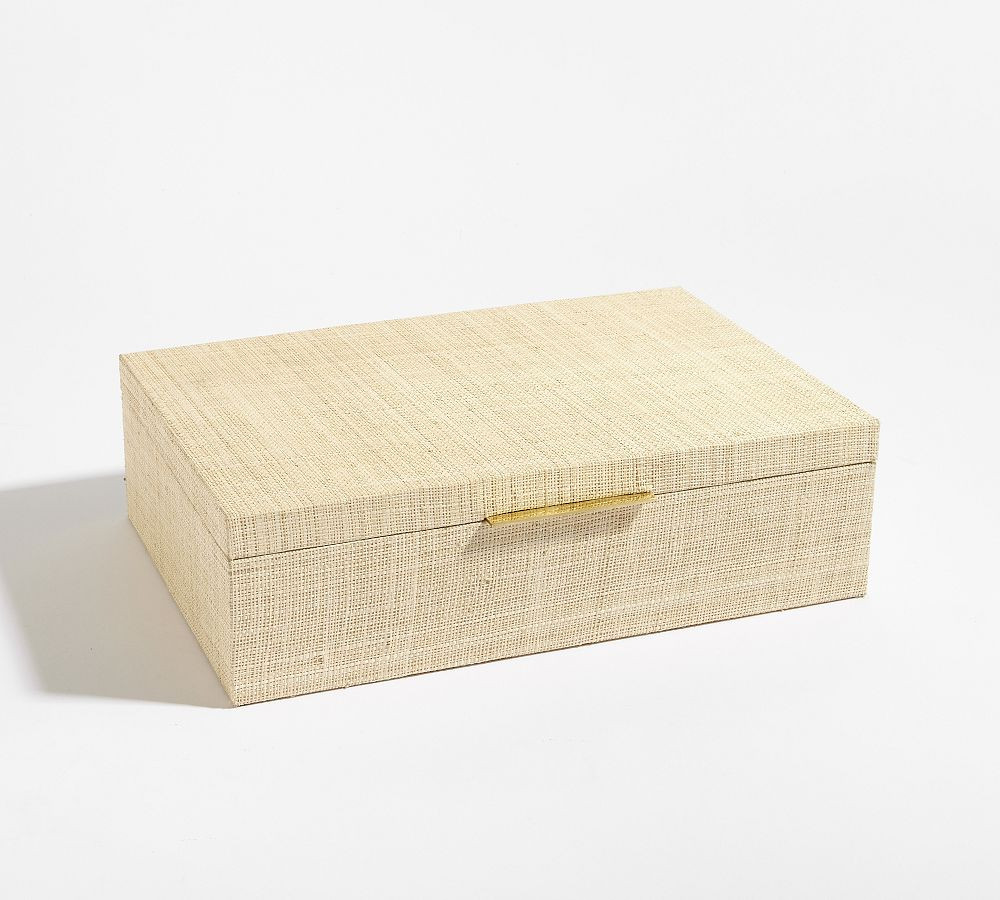 Raffia Jewelry Box | Pottery Barn (US)