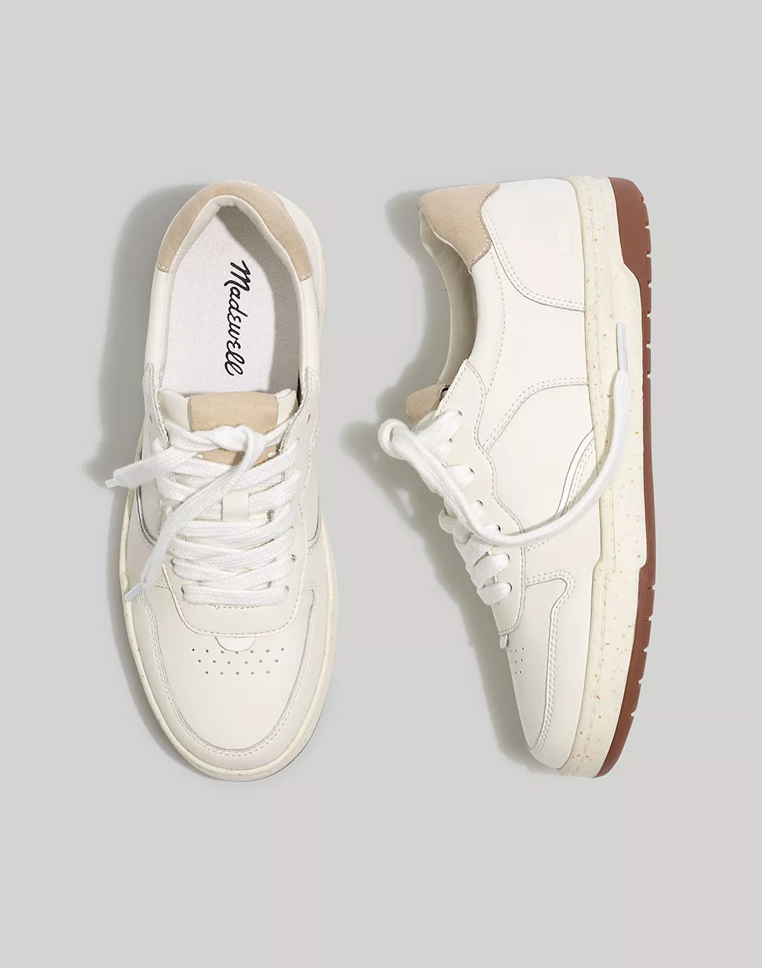 Court Sneakers in White Leather | Madewell