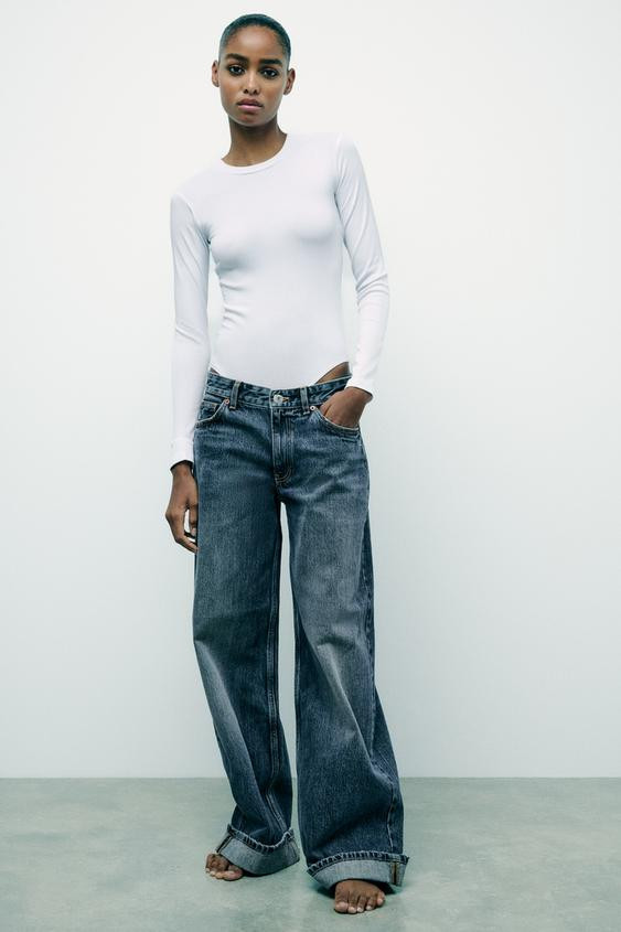 COTTON MODAL BODYSUIT | Zara US