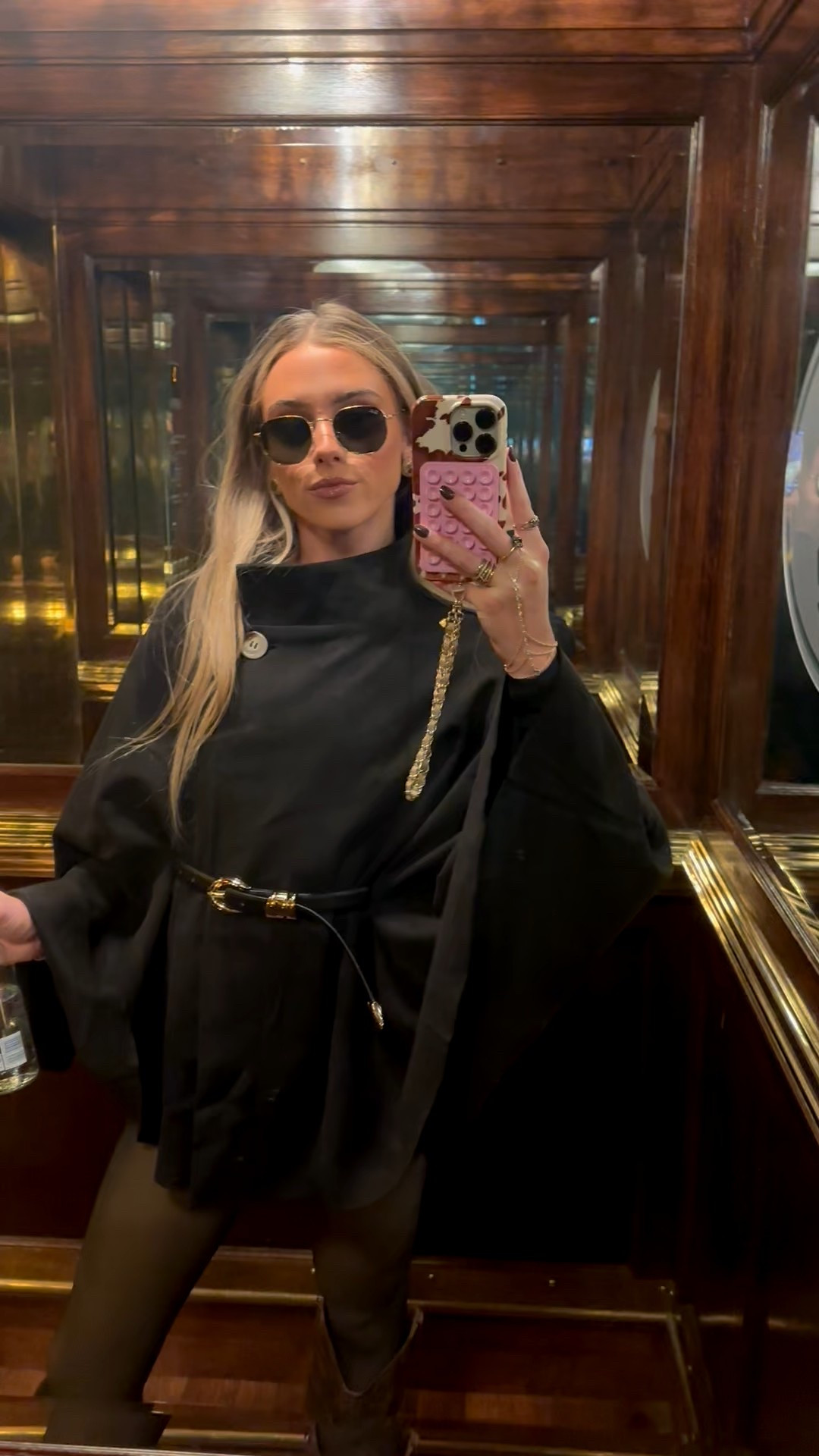 Edinburgh, Scotland outfit. Fall style. Fall fashion. Dolce vita brown suede boots. Fleece lined tights. Black suede cape. Good American bodysuit. Amazon belt. Ray ban sunglasses 

#LTKTravel #LTKSeasonal #LTKStyleTip