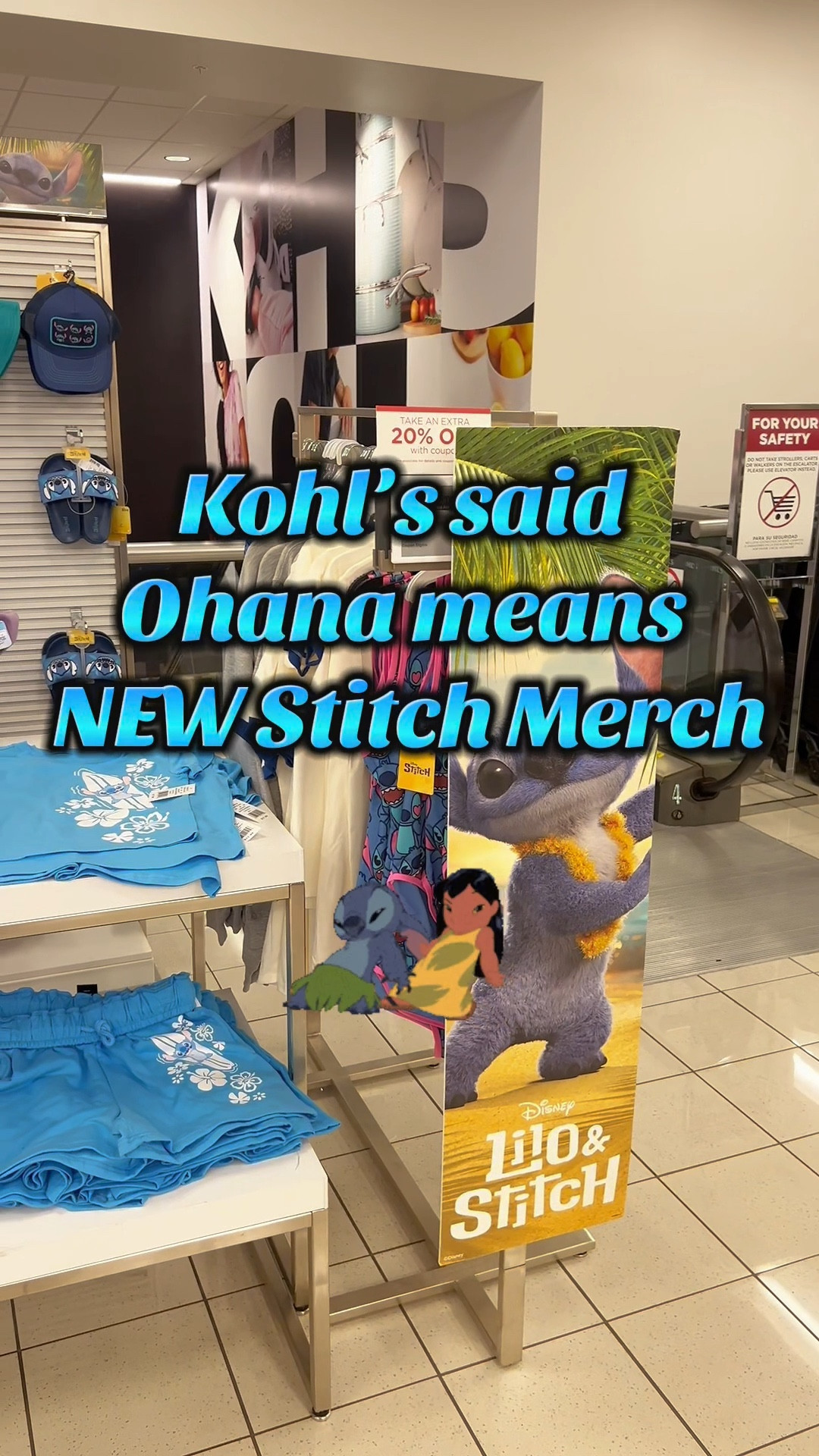 The live-action Stitch movie drops this weekend, and so did the cutest new merch at Kohl’s. Run, don’t walk to the 🔗 in my profile and use CODE TAKE10 to get $10 off $25 TODAY! #stitch #stitchliveaction #kohls #626 #stitchmovie 