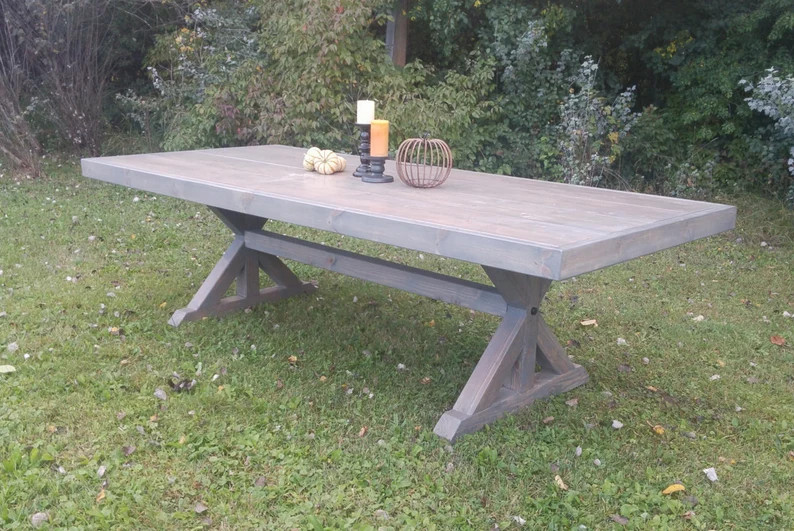 Farmhouse Table Farm House Table Farm Table Bench Trestle | Etsy | Etsy (US)