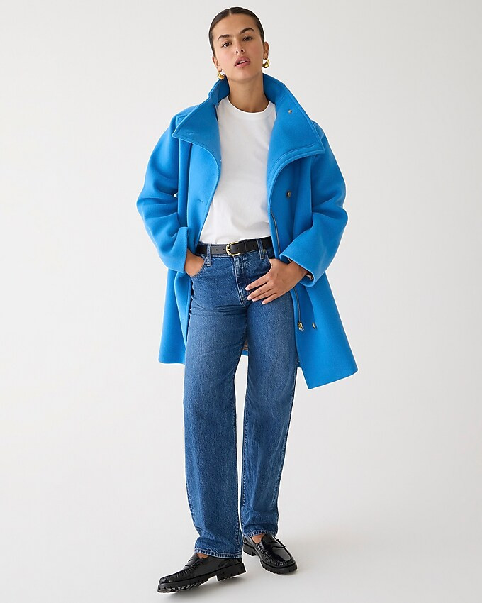 Villa coat in Italian stadium-cloth | J. Crew US
