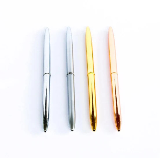 Slim Metal Pen | Minimalistic pen | Metal Ball Pen | 4 Colour Pens | Stylish Pen | Fashion Pen | Etsy (CAD)