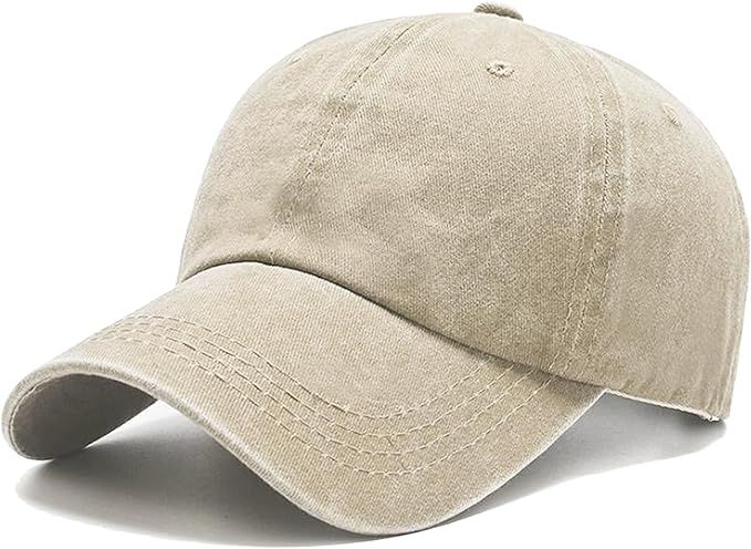 NPJY Baseball Cap Golf Dad Hat Adjustable Original Classic Low Profile Cotton Hat Unconstructed P... | Amazon (US)