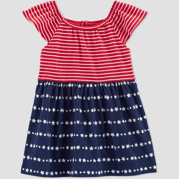 Baby Girls' Stars and Stripes Dress - Just One You® made by carter's Blue/Red | Target