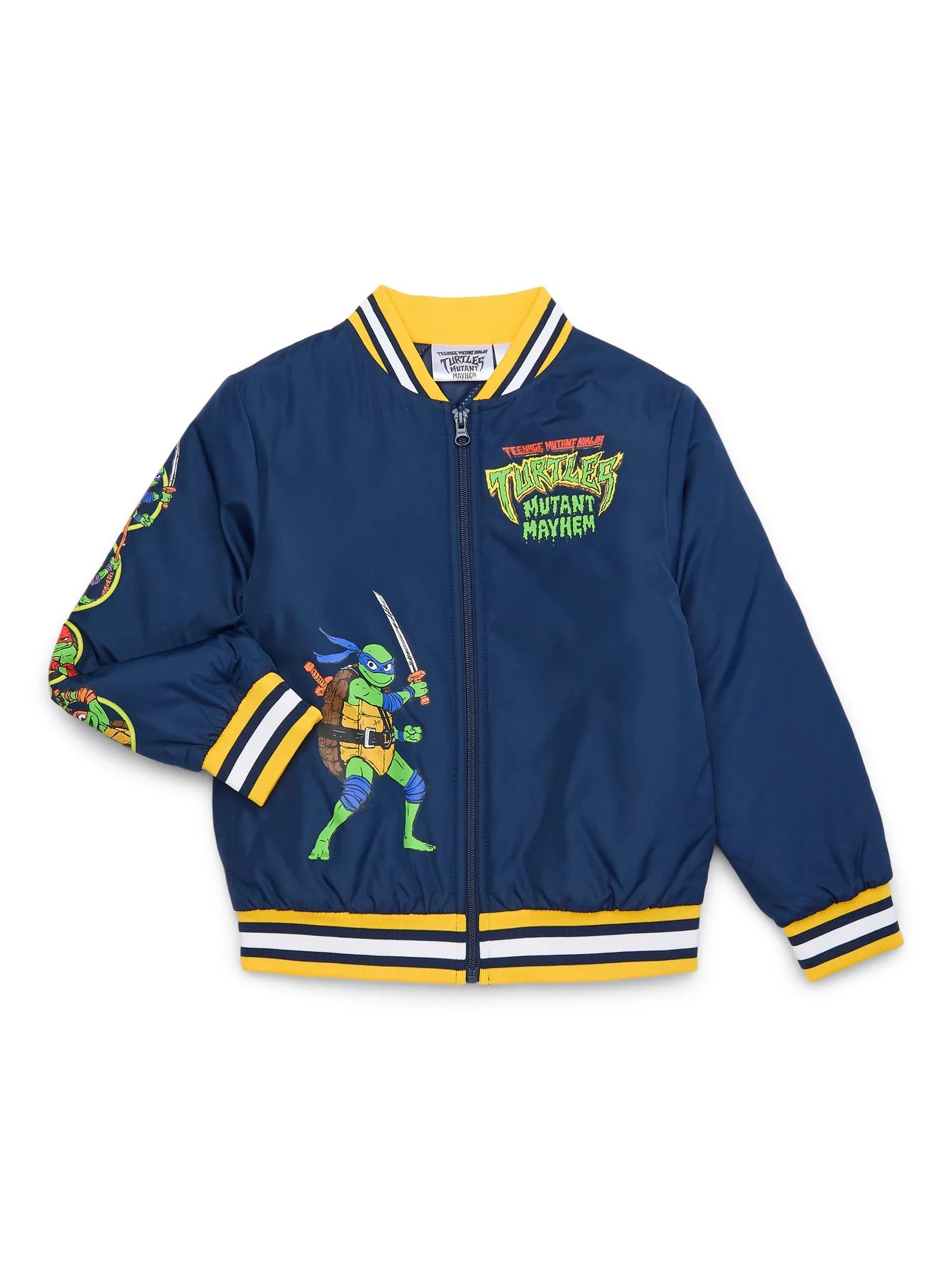 Teenage Mutant Ninja Turtles Boys Bomber Jacket, Sizes 4-16 | Walmart (US)