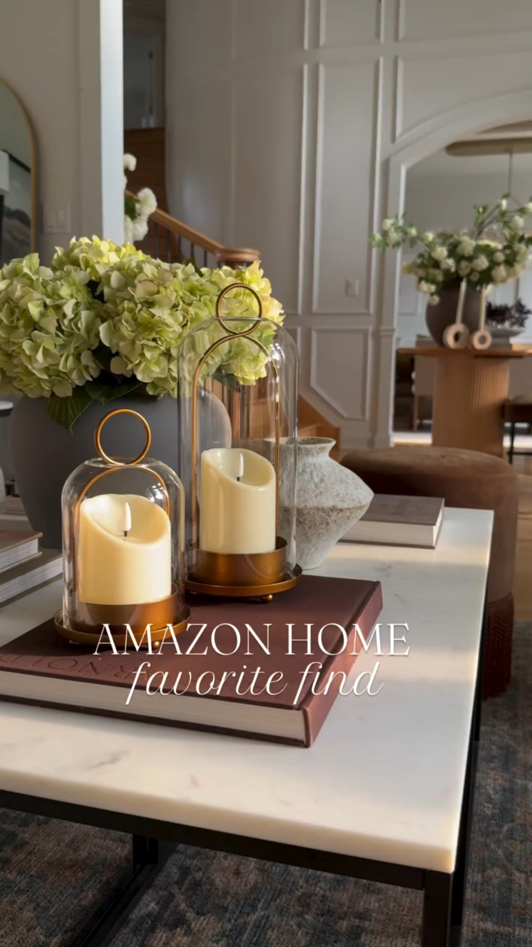Amazon home find ✨ 
These are so beautiful, and have the perfect brass finish! I am obsessed with the shape and design, and love that they come with a remote so you can set a timer. 

#amazonhomedecor #amazonhome #falldecorating #neutralhome #amazonfinds #founditonamazon #coffeetablestyling #amazon #candle #cozyhome #modernhome #vintage #brass #coffeetable #designerinspired #home 

#LTKHome #LTKSeasonal #LTKFindsUnder100
