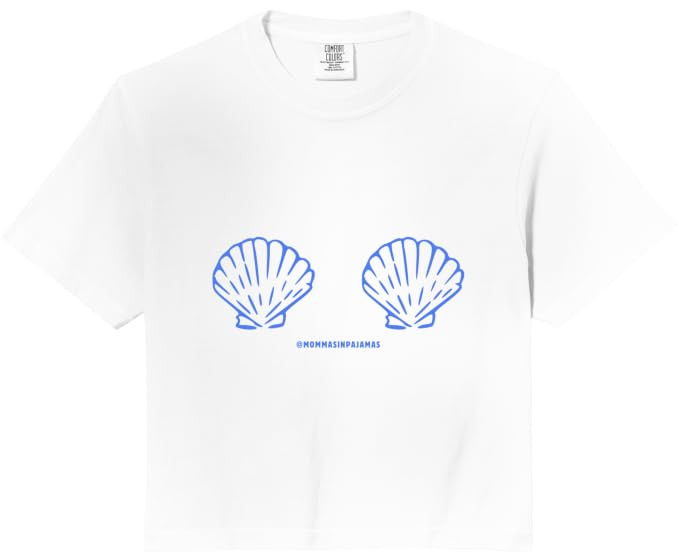 Shells Comfort Colors Crop Top | Amazon (US)