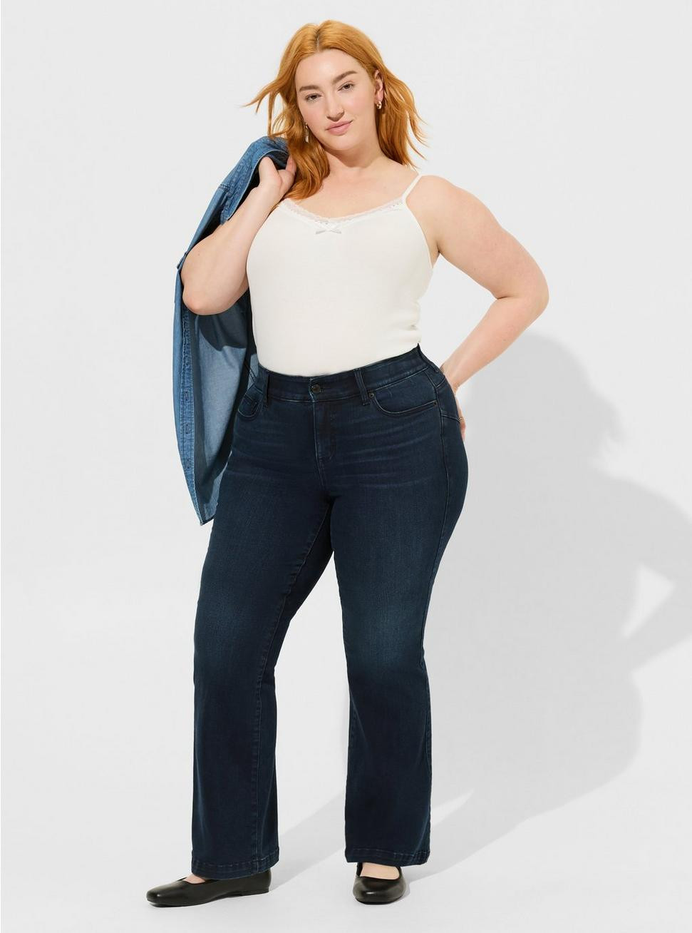 Bombshell Flare Super Soft High-Rise Jean | Torrid (US & Canada)