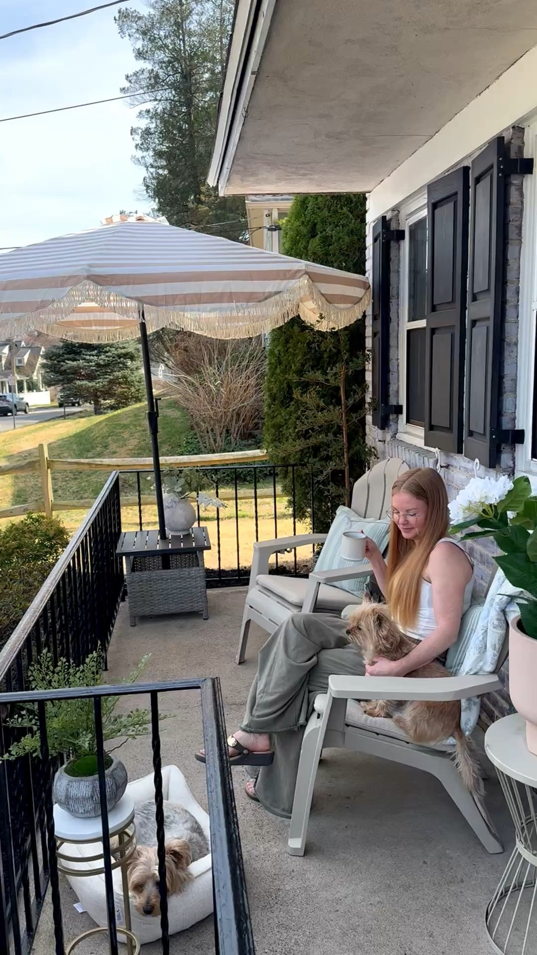 #ad Short on space but not on style! @Wayfair had everything I needed to bring my patio back to life after a long winter! 

#wishyouwerehere #outdoor #wayfair #wayfairpartner

