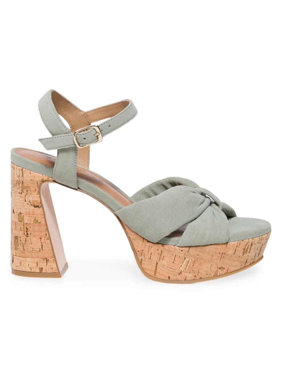 Veronika Suede Platform Sandals | Saks Fifth Avenue