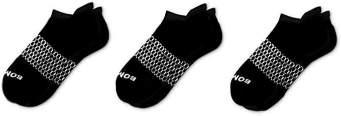 Bombas 3-Pack Men's ankle Socks White Honeycomb Large… | Amazon (US)