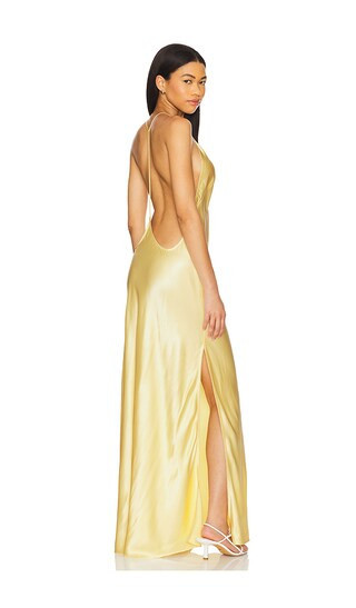 Anna October Justina Maxi Dress in Lemon. - size M | Revolve Clothing (Global)