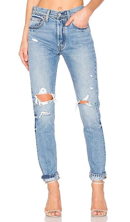 LEVI'S 501 Skinny. - size 24 (also in 25,26,27,28) | Revolve Clothing