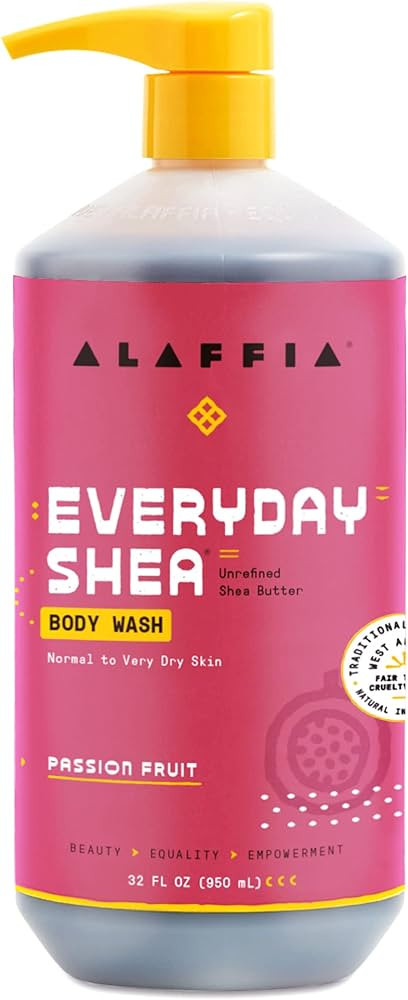 Alaffia EveryDay Shea Body Wash, Naturally Moisturizing Cleanser for All Skin Types with Fair Tra... | Amazon (US)