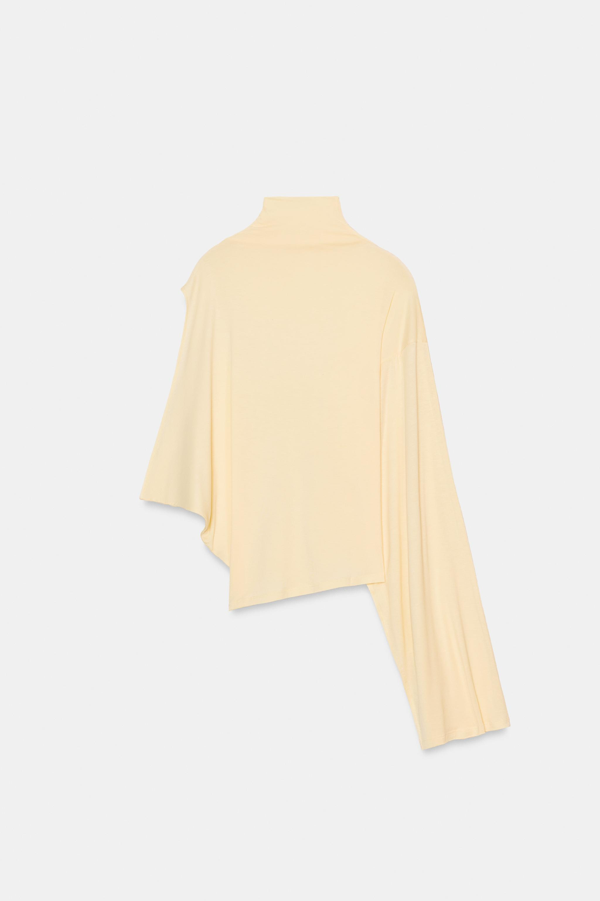 ASYMMETRIC FLOWY TOP | Zara US