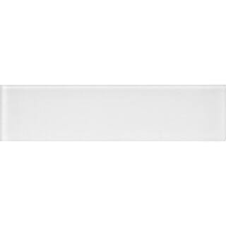 White 3 in. x 12 in. Matte Finished Glass Subway Floor and Wall Tile (5 Sq. ft/case) | The Home Depot