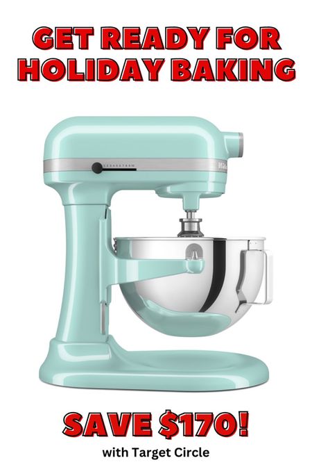 Get ready for holiday baking with the iconic 5.5 Quart KitchenAid stand mixer and save $170 by shopping with @TargetCircle! 4 colors!! 

#LTKhome #LTKsalealert #LTKHoliday