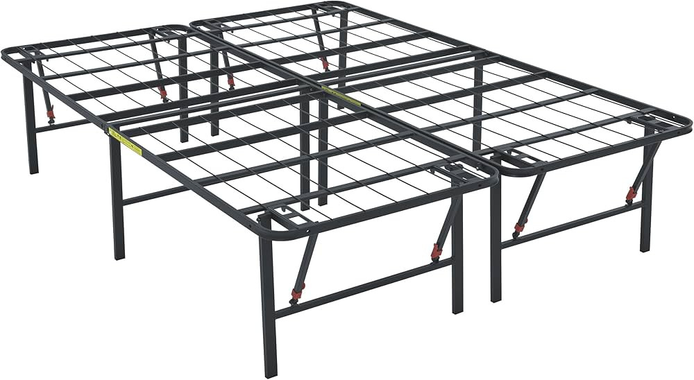 Amazon Basics Foldable Metal Platform Bed Frame with Tool Free Setup, 18 Inches High, Sturdy Stee... | Amazon (US)