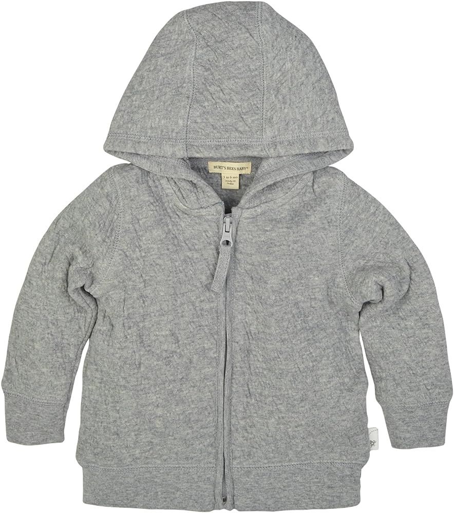 Burt's Bees Baby Unisex Baby Sweatshirts, Lightweight Zip-up Jackets & Hooded Coats, Organic Cotton | Amazon (US)