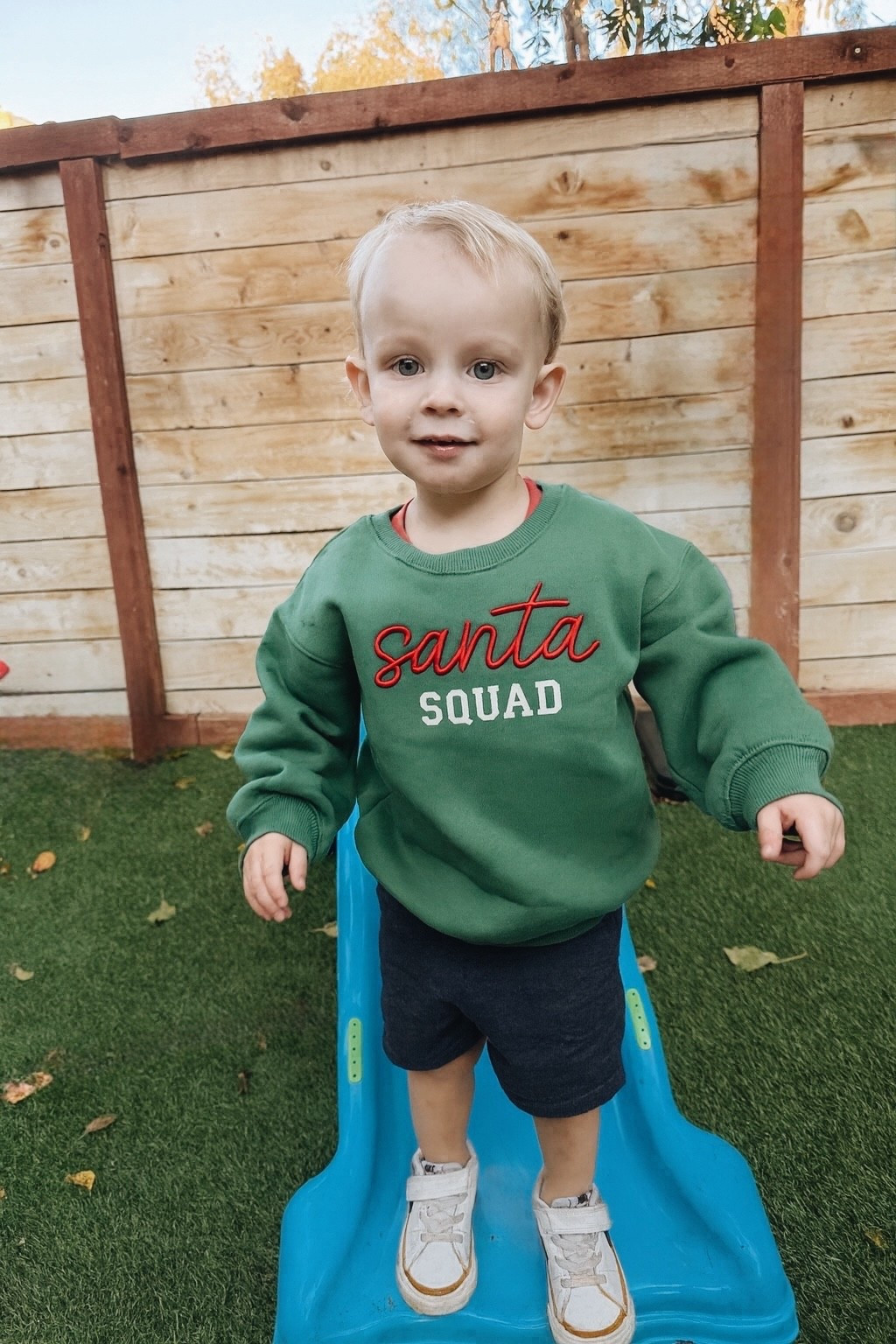 Toddler Christmas outfit ideas 🎄 This Target ‘Santa Squad’ sweatshirt is on Black Friday sale! Linking toddler holiday outfits + playtime essentials! Sale ends tonight 11/29. 

#LTKHoliday #LTKKids #LTKCyberWeek