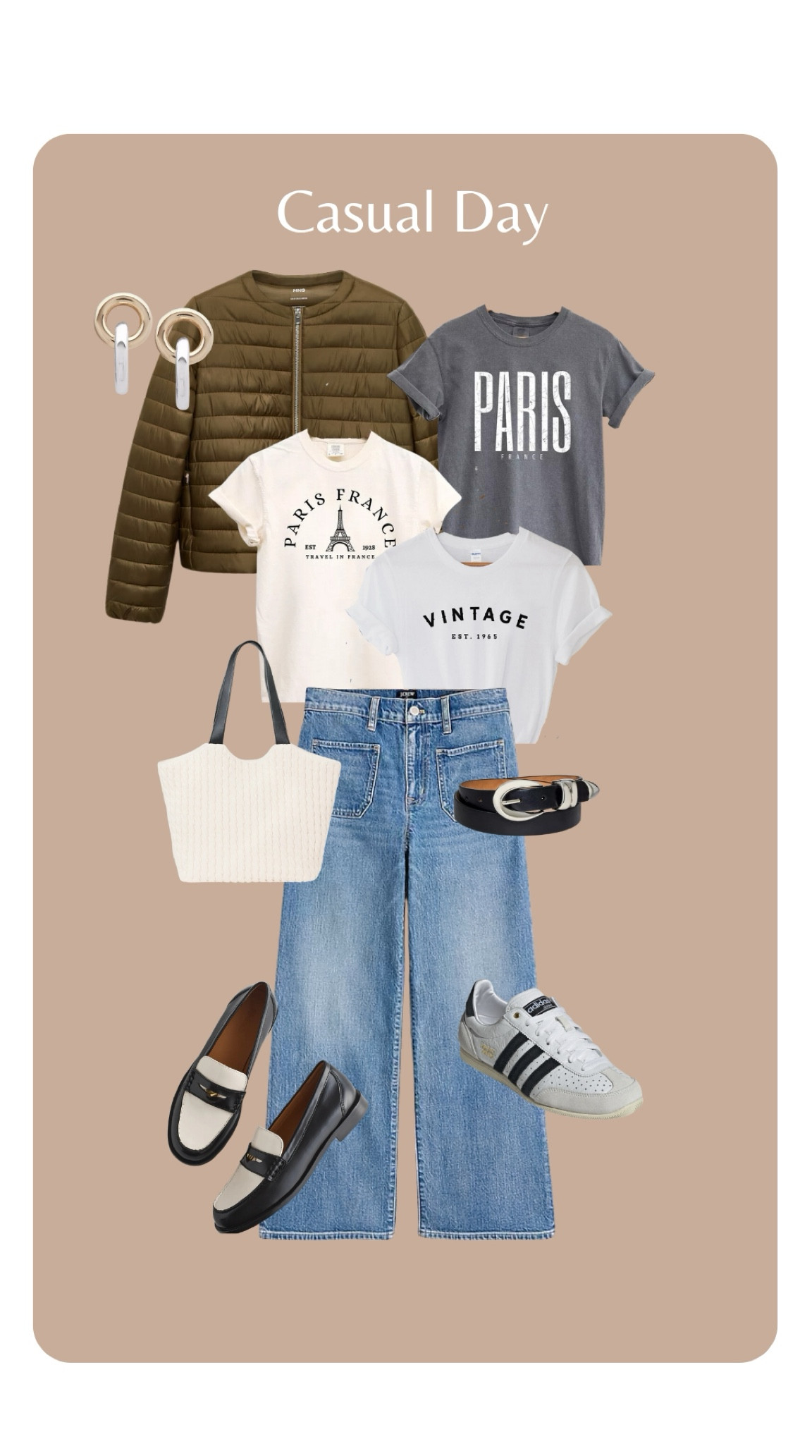 Casual day style! 

Look stylish, cute and be comfortable when you’re running errands and doing all the things you need to get done! 

Love the adorable T-shirts so fun to add to your wardrobe! 💕

#LTKStyleTip #LTKTravel #LTKFindsUnder100