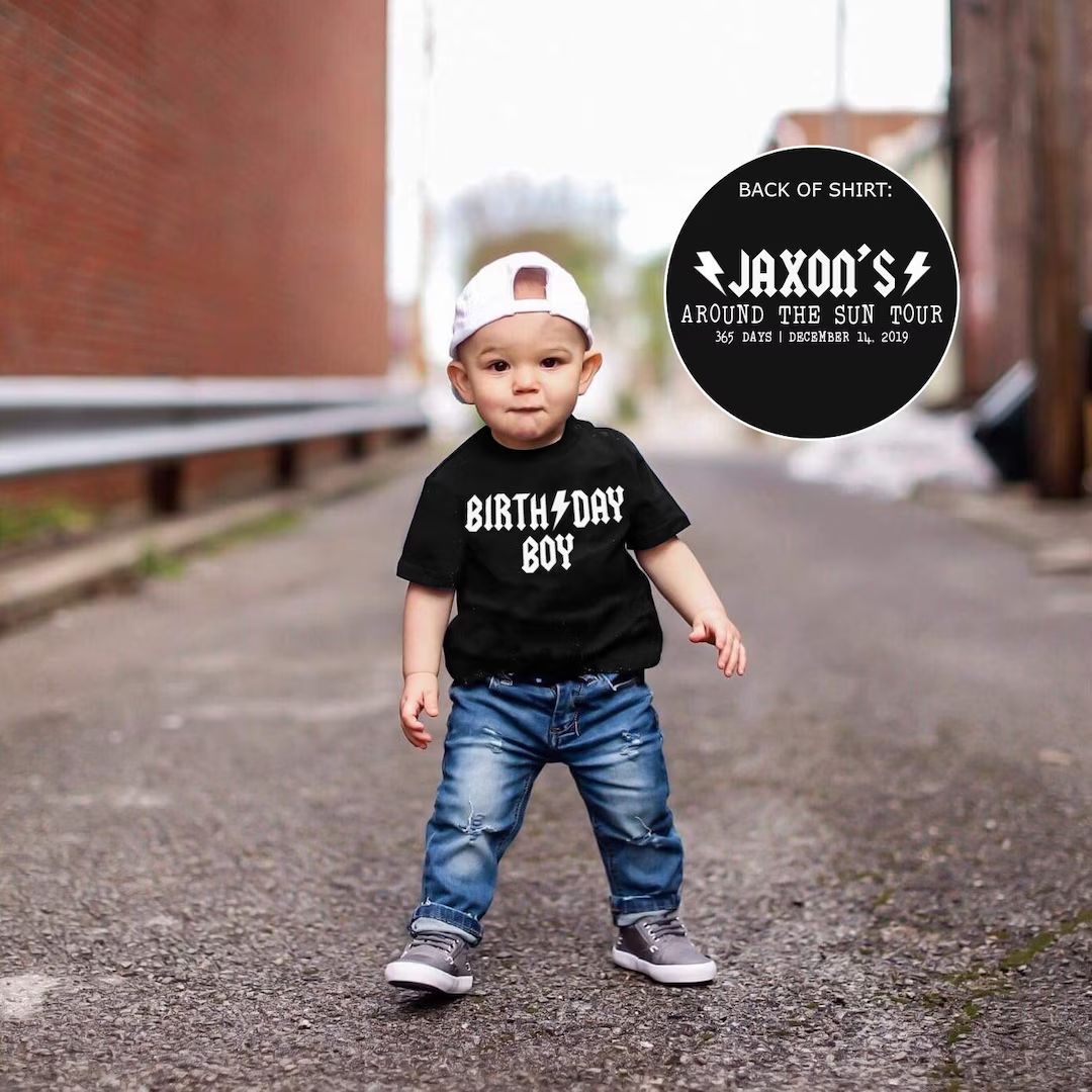 Rockin One First Birthday Personalized 1st Birthday Outfit Boy - Etsy | Etsy (US)