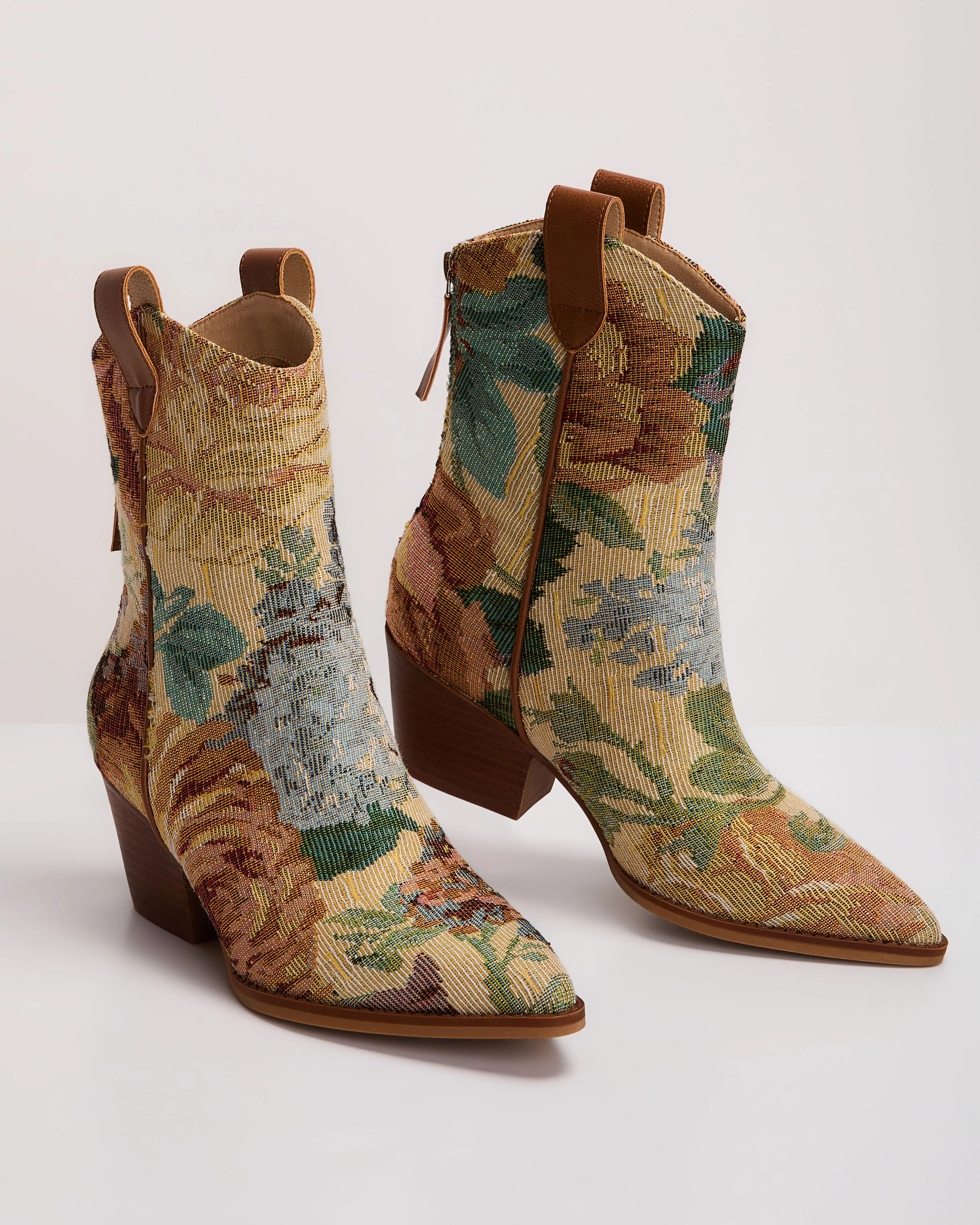 Garden Stroll Brocade Western Bootie | VICI