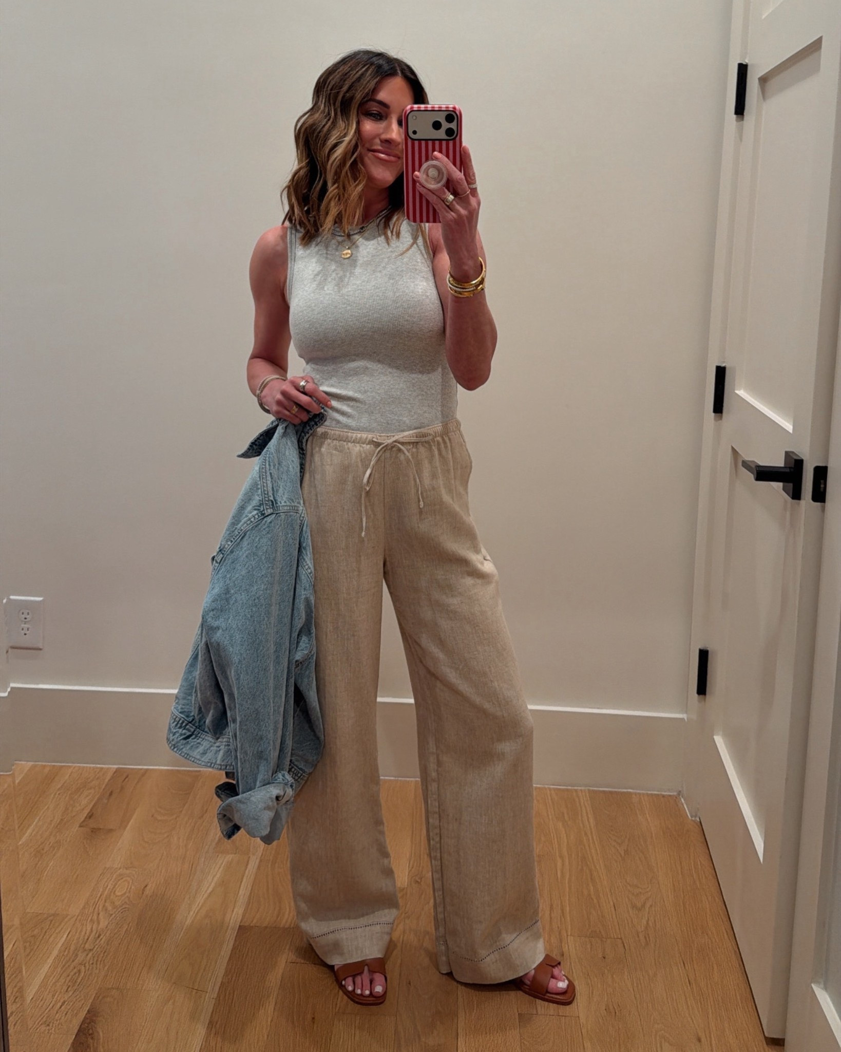 Wearing xs in top and bottoms. These pants are so lightweight and perfect for spring + summer! True to size. Code: JENREED for 15% off!

#LTKdayinmylife #LTKmomlife #LTKgrwm