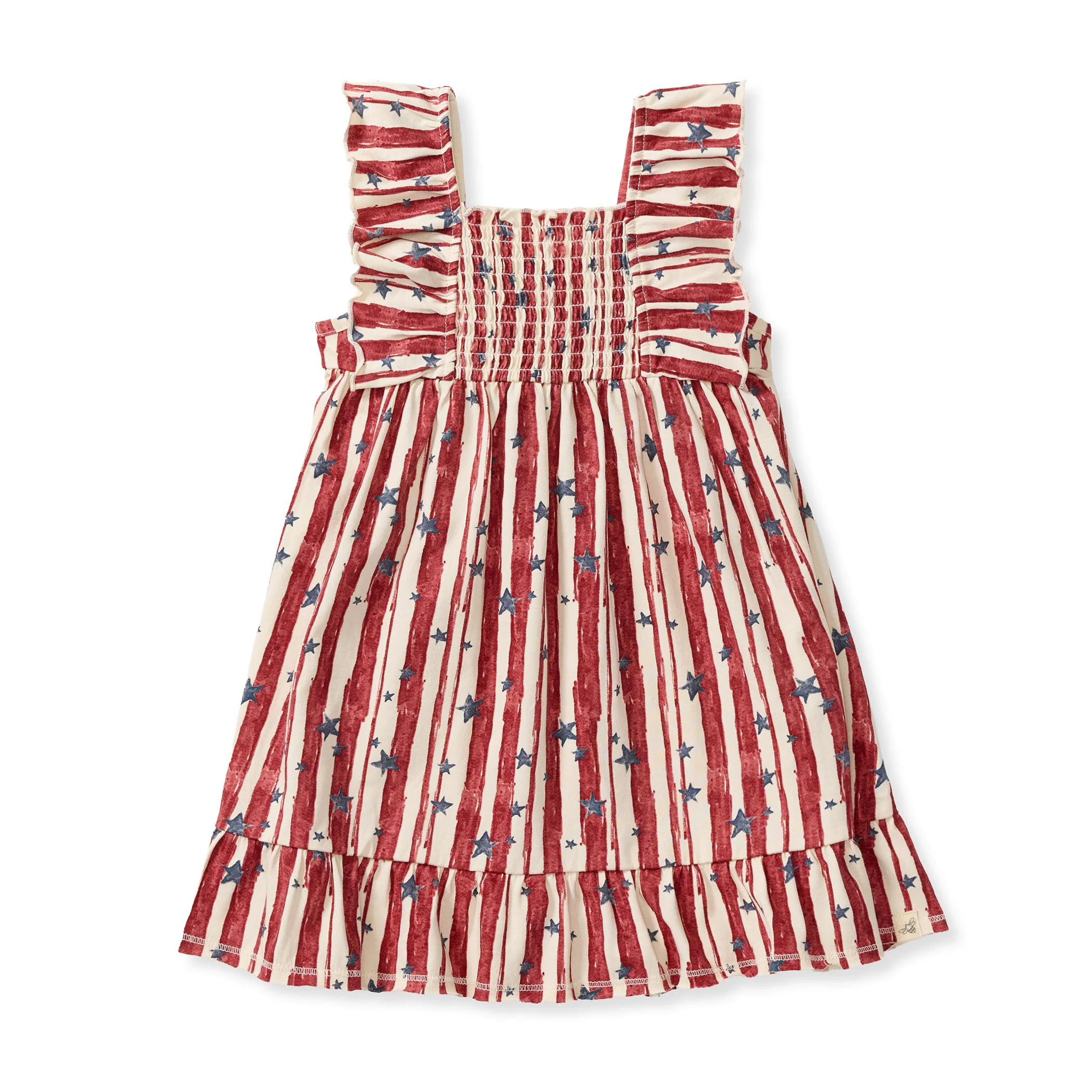 Stars & Stripes Organic Cotton Dress | Burts Bees Baby