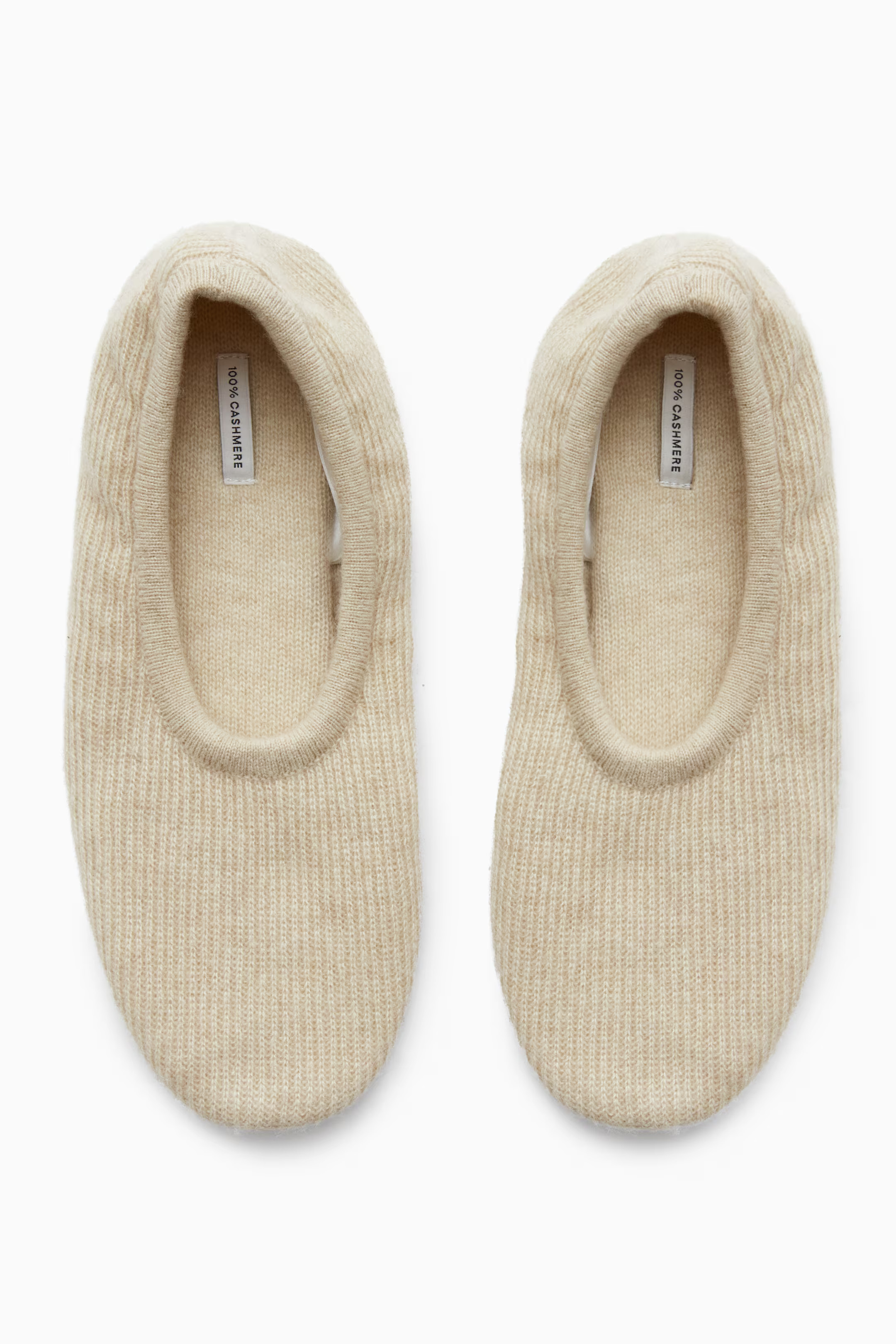 RIBBED CASHMERE SLIPPERS | H&M (UK, MY, IN, SG, PH, TW, HK)