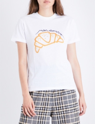 Moulin Mon Amour cotton-jersey T-shirt | Selfridges
