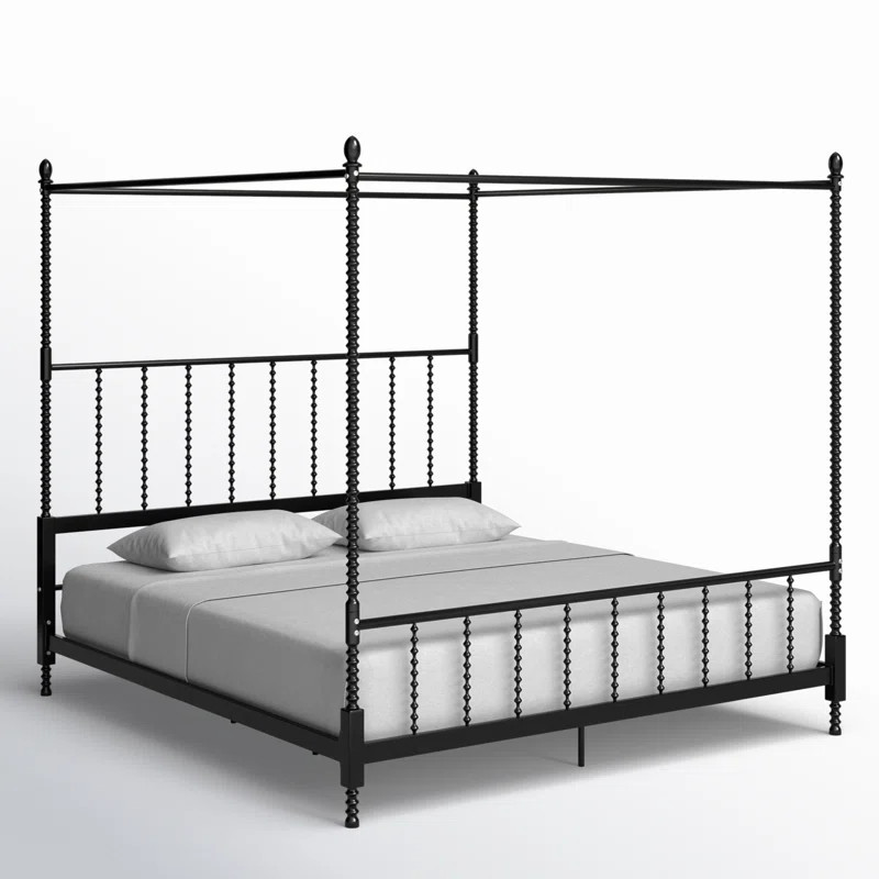 Frankie Metal Canopy Bed | Wayfair North America