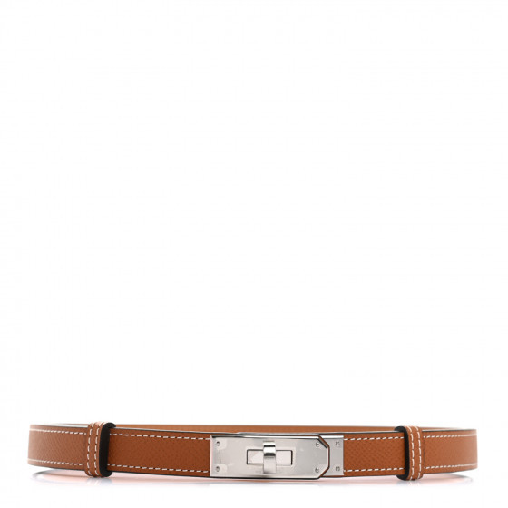 HERMES Epsom Kelly Belt Gold | Fashionphile