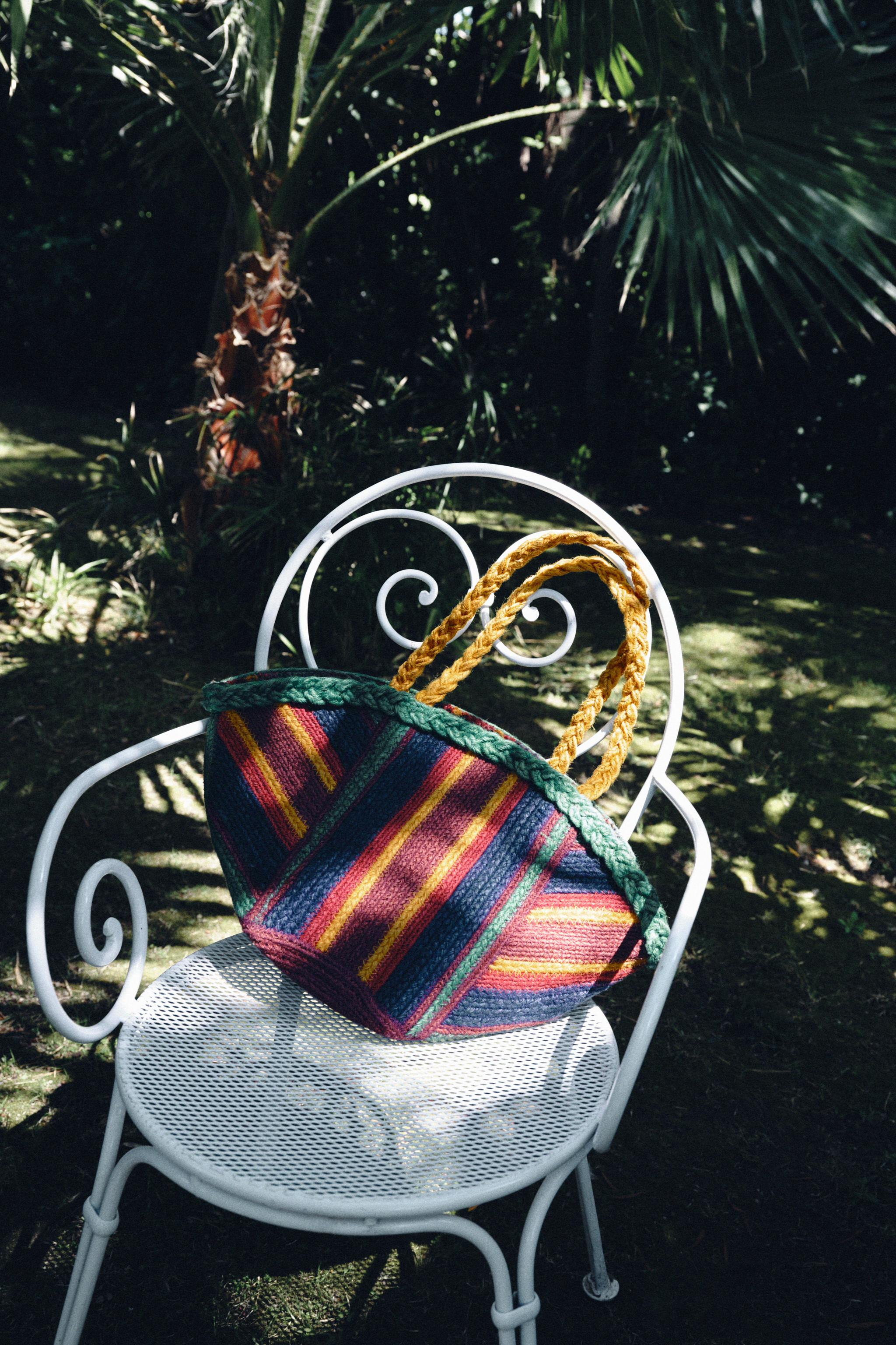 STRIPED 100% JUTE BAG | Zara US