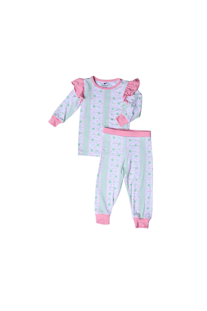 Fancy Clover Pajamas | The Smocked Flamingo