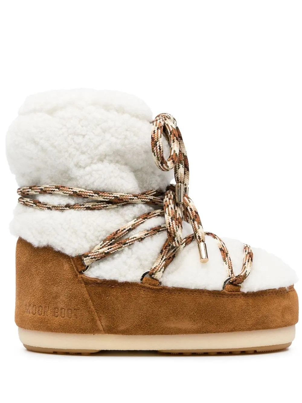 Moon Boot Icon Low Shearling Boots - Farfetch | Farfetch Global