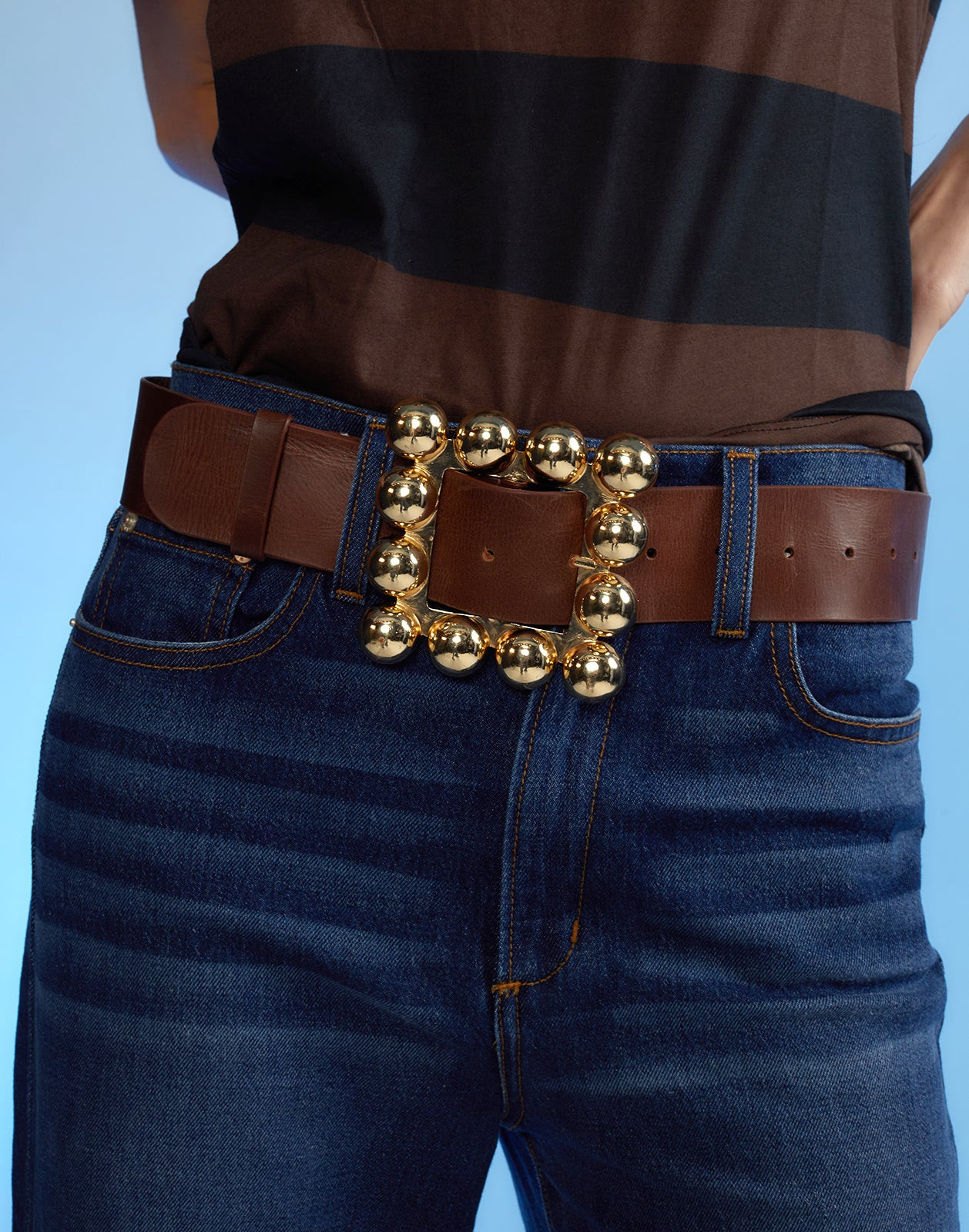 Oversized Buckle Belt | Cynthia Rowley