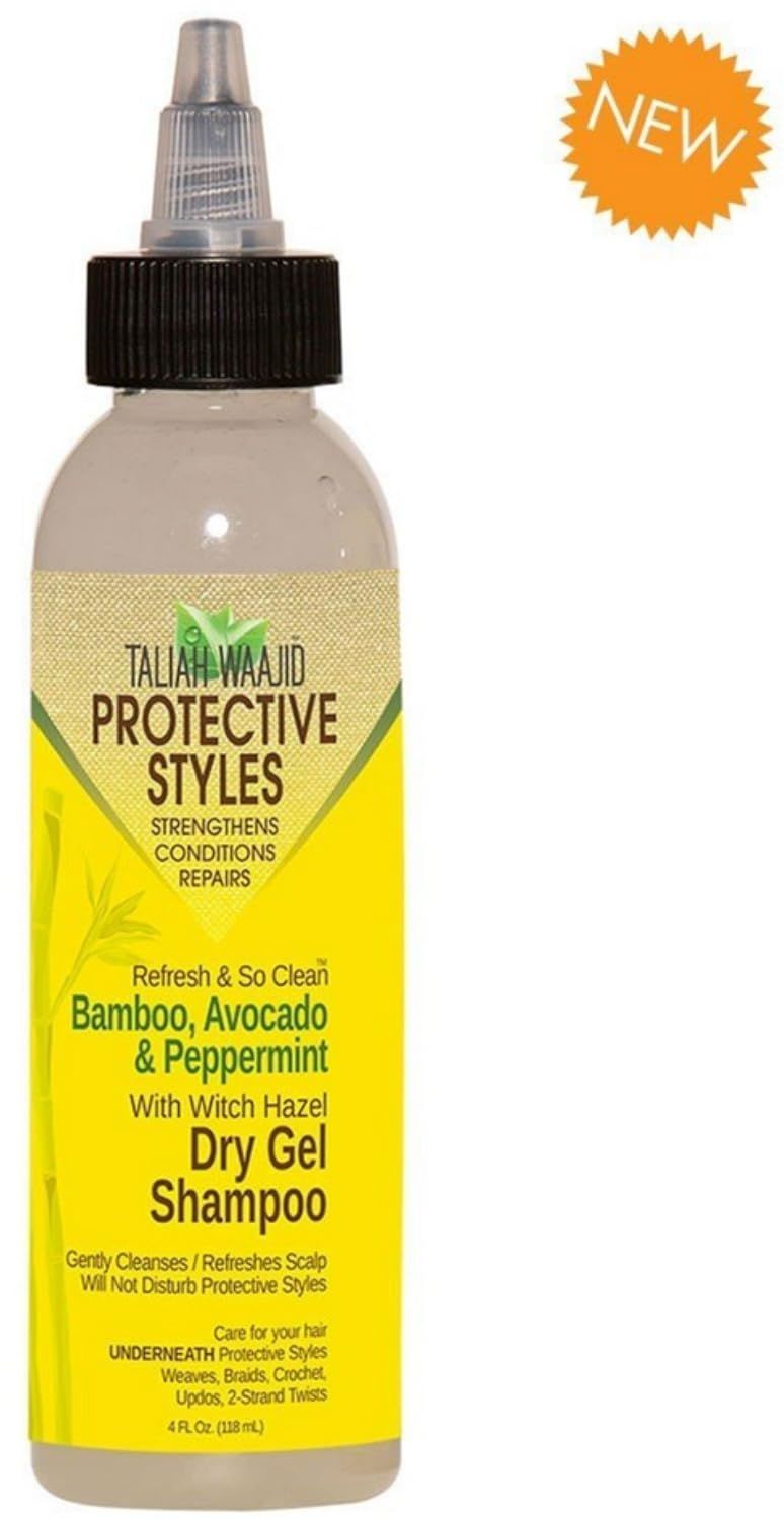 Taliah Waajid Refresh & So Clean Bamboo, Avocado & Peppermint Dry Gel Shampoo 4 oz | Amazon (US)