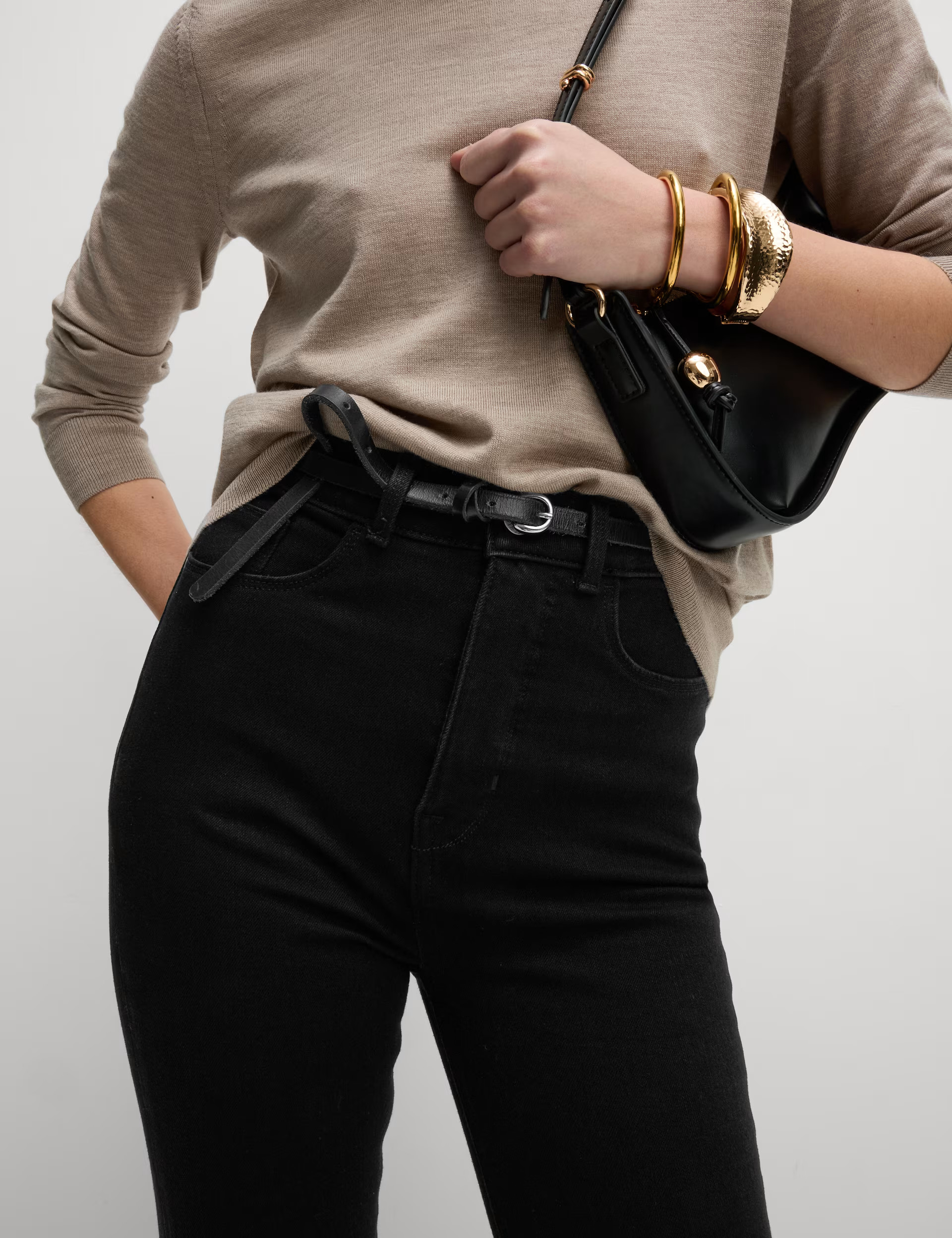 Magic Shaping High Waisted Slim Flare Jeans | Marks & Spencer (UK)