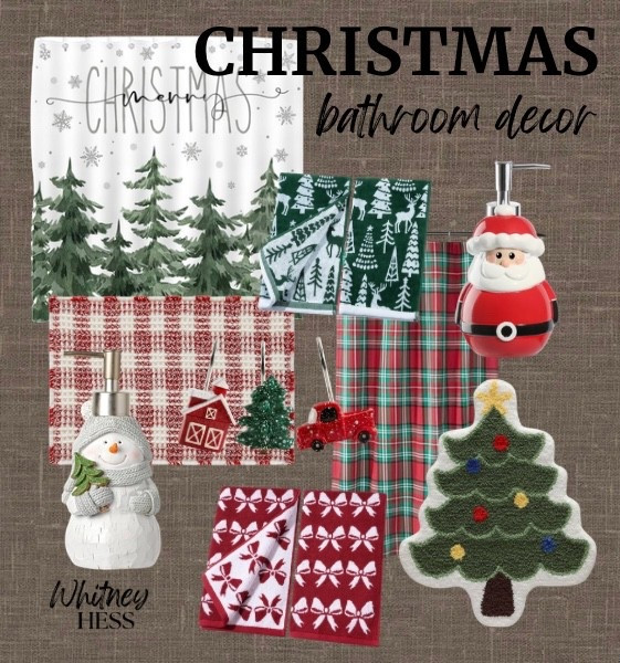 Fun Christmas decor for your bathroom! 

#LTKHoliday #LTKHome