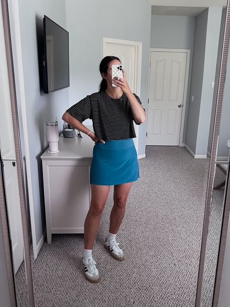Lululemon inspired tennis skirt and crop tees! 

*This is a paid partnership post/collaboration with @santinywomen and I love these items! These skirts and tees were gifted to me to try and share with you all if I loved them and I do! 

Activewear 
Tennis skirt 
Pickleball 
Lululemon look for less
Amazon find 

#LTKStyleTip #LTKActive #LTKFindsUnder50
