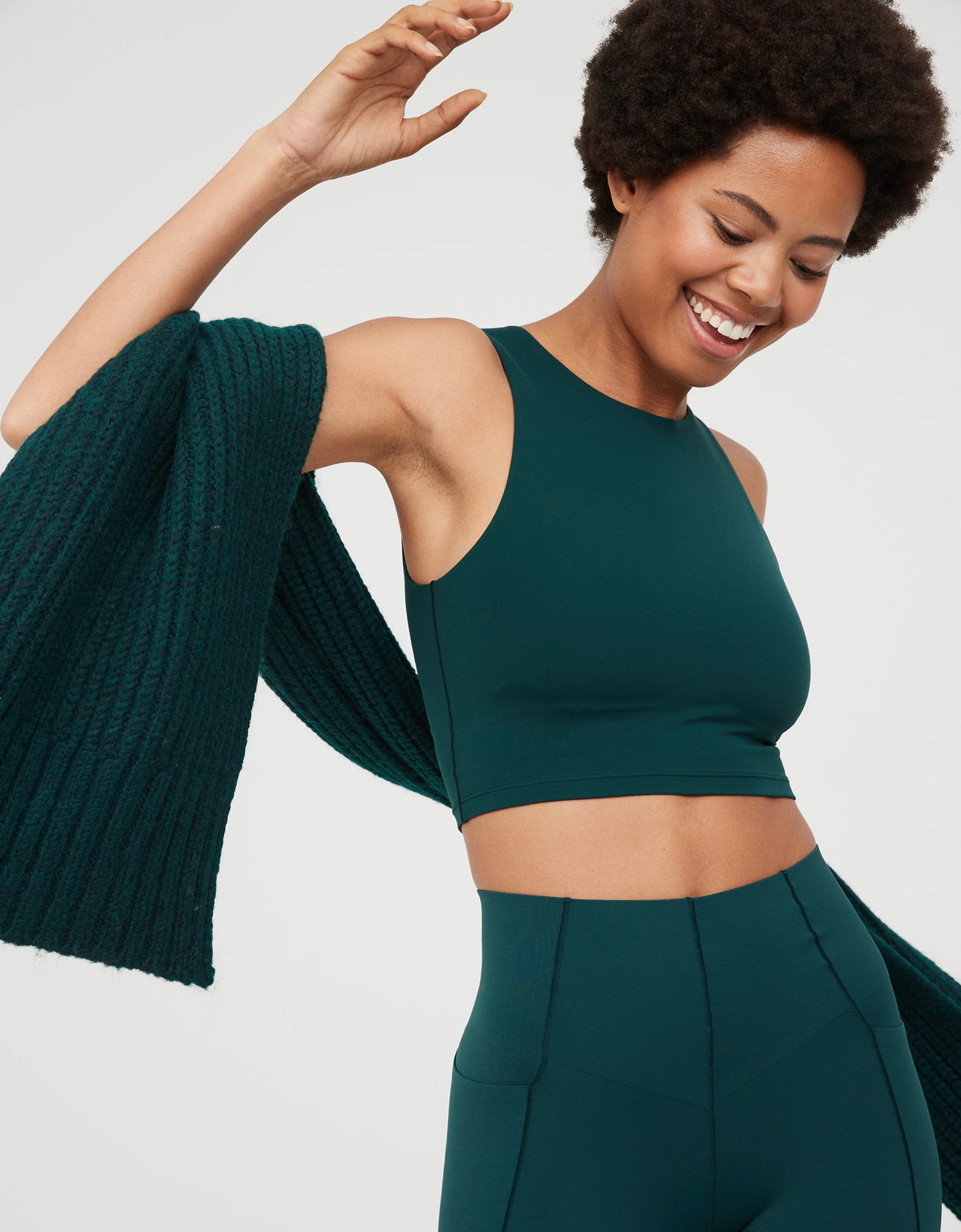 OFFLINE By Aerie Real Me Xtra High Neck Sports Bra | Aerie