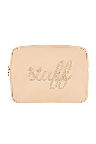 Sand Tech Embroidered Small Pouch in Sand | Revolve Clothing (Global)