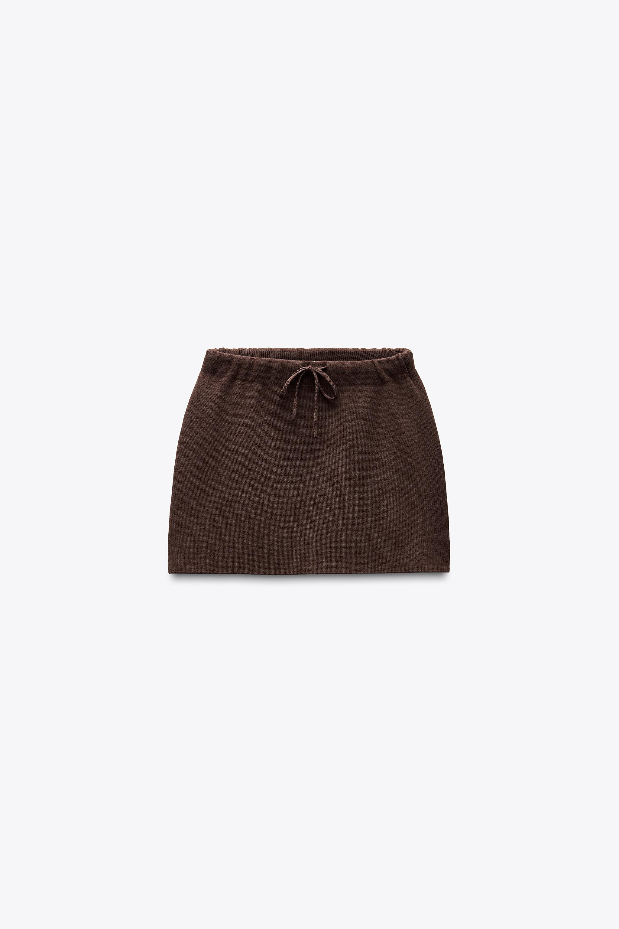 BASIC KNIT MINI SKIRT | Zara US
