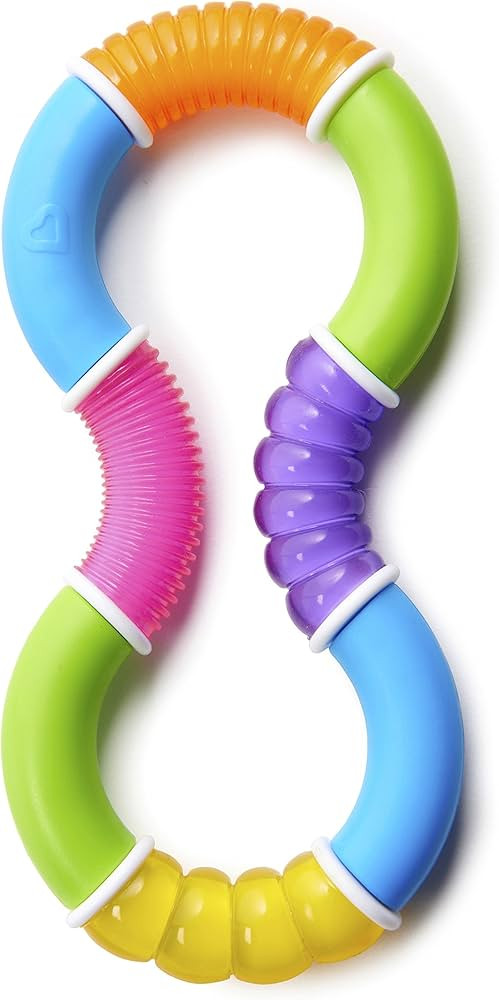 Munchkin® Twisty Figure 8 Baby Teether Toy, BPA Free, 6+ Months | Amazon (US)