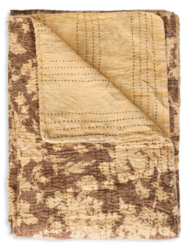 Kantha Quilted Patchwork Throw | Saks Fifth Avenue OFF 5TH